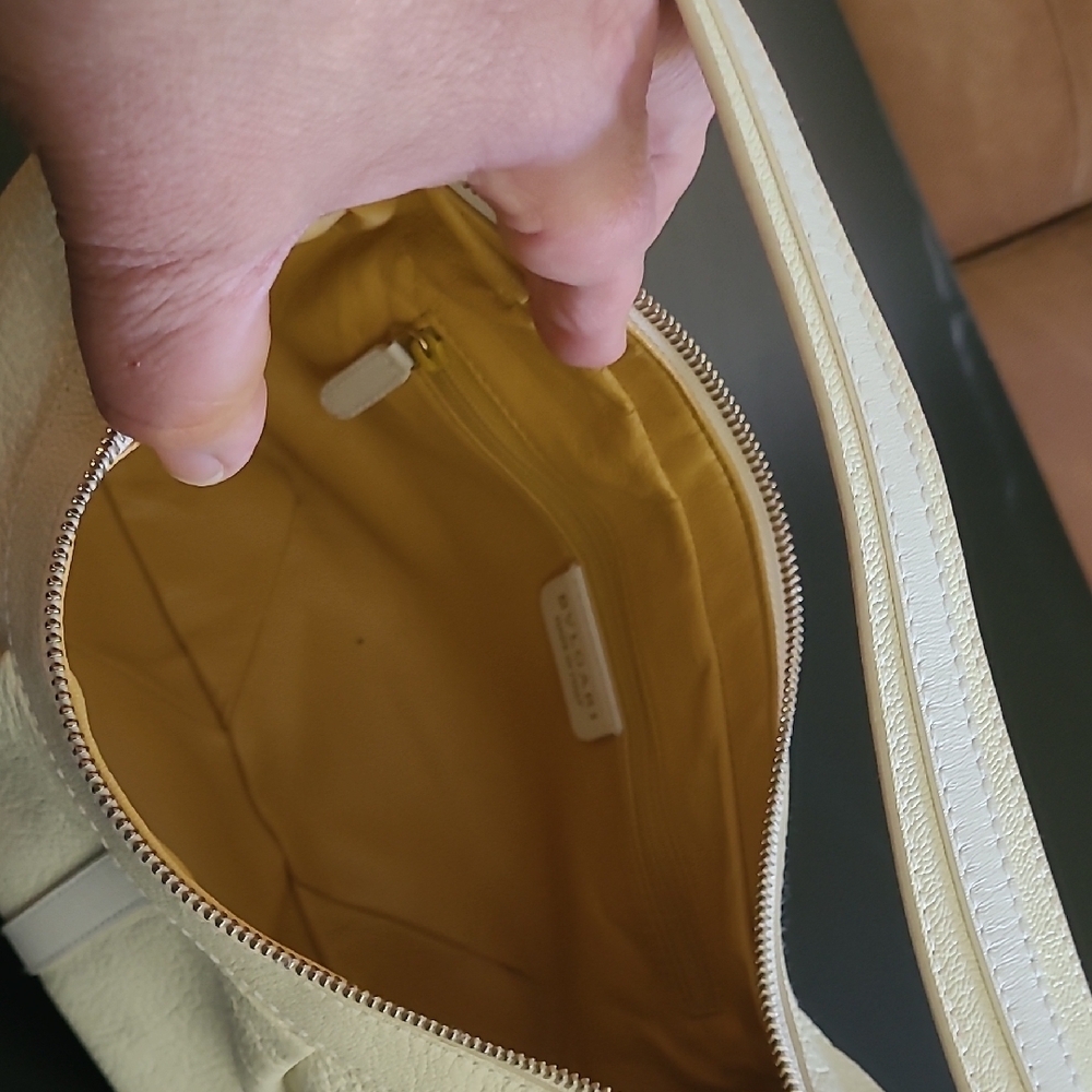 Bulgari Cream Hobo Bag with Gold Accents - Picture 12 of 15